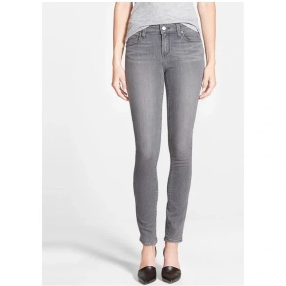 Paige Jeans Womens 27 Gray Wash Verdugo Ultra Skinny Mid Rise‎ Stretch 27x27.5